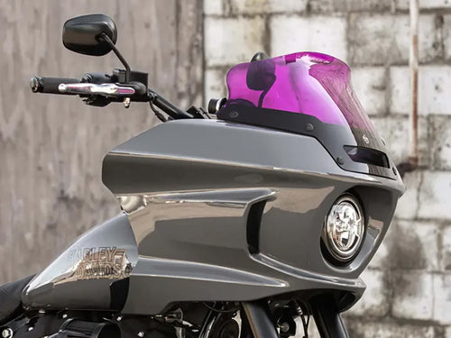 8in. Flare Kolor Windshield - Purple. Fits Low Rider ST 2022up
