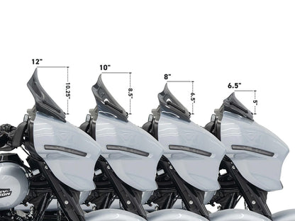8in. Flare Windshield - Tinted. Fits CVO Street Glide 2023up & Street Glide 2024up
