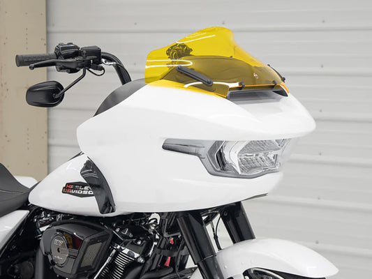 10in. Sports Flare Kolor Windshield - Yellow. Fits CVO Road Glide 2023up & Road Glide 2024up