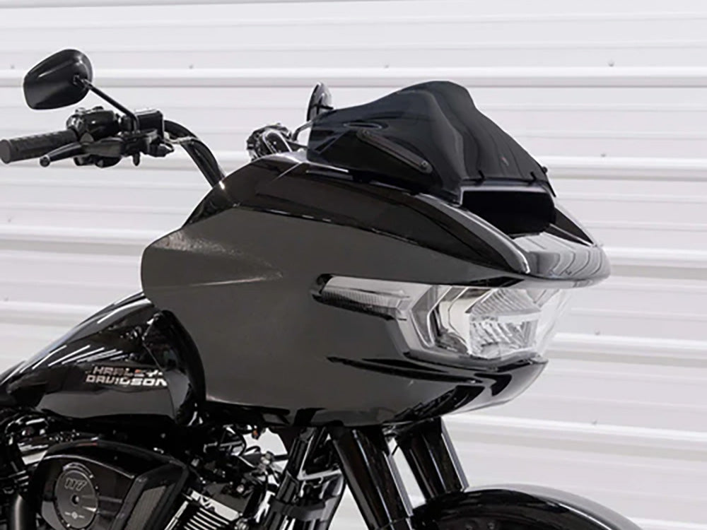 8in. Sports Flare Windshield - Black. Fits CVO Road Glide 2023up & Road Glide 2024up