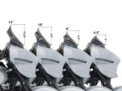 10in. Flare Windshield - Dark Smoke. Fits CVO Street Glide 2023up & Street Glide 2024up