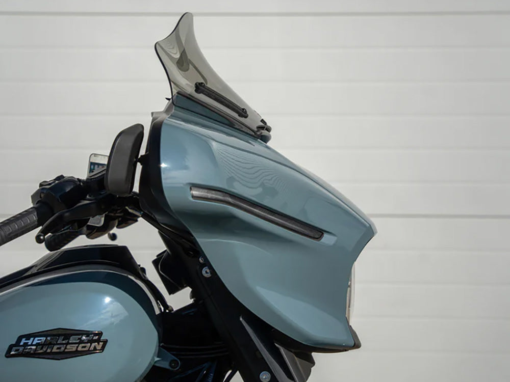 10in. Flare Windshield - Tinted. Fits CVO Street Glide 2023up & Street Glide 2024up