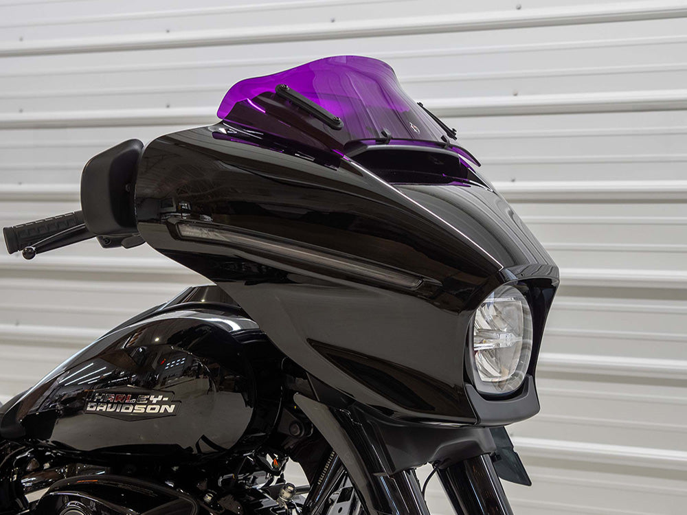 6.5in. Flare Kolor Windshield - Purple. Fits CVO Street Glide 2023up & Street Glide 2024up