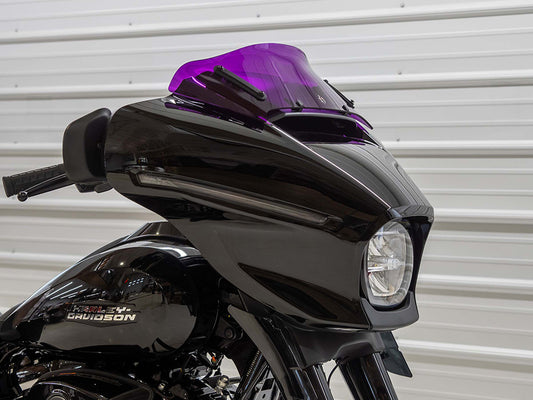 6.5in. Flare Kolor Windshield - Purple. Fits CVO Street Glide 2023up & Street Glide 2024up