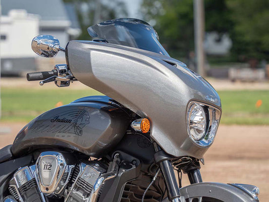 9in. Flare Windshield - Tint. Fits Indian Chieftain PowerPlus & Roadmaster PowerPlus 2025up