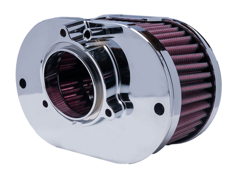 Oval Air Cleaner Kit - Chrome. Fits CVO Touring 2023up, Street Glide & Road Glide 2024up, Touring 2025up & Softail 2025up