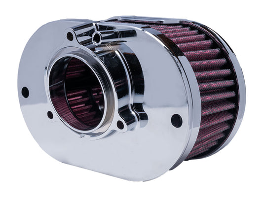 Oval Air Cleaner Kit - Chrome. Fits CVO Touring 2023up, Street Glide & Road Glide 2024up, Touring 2025up & Softail 2025up
