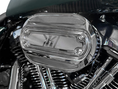 Oval Air Cleaner Kit - Chrome. Fits CVO Touring 2023up, Street Glide & Road Glide 2024up, Touring 2025up & Softail 2025up