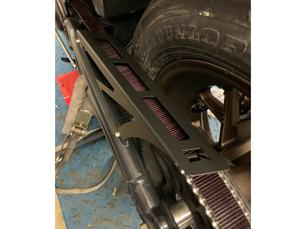 Upper Belt Guard - Black. Fits Sportster S 2021up.
