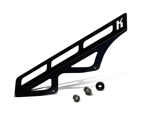 Upper Belt Guard - Black. Fits Softail 2018up
