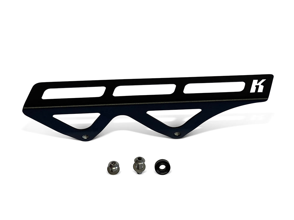 Upper Belt Guard - Black. Fits Softail 2018up