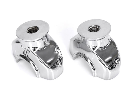 2in. Pullback Riser Bottoms - Chrome. Fits 2018up Breakout with 1-1/4in. Handlebar.