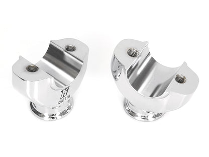 2in. Pullback Riser Bottoms - Chrome. Fits 2018up Breakout with 1-1/4in. Handlebar.