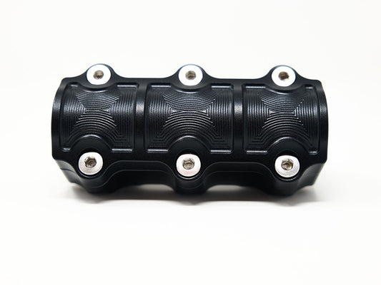 1.5in. Straight One Piece Big Block Riser Kit - Black. Fits 1.25in. Handlebar.