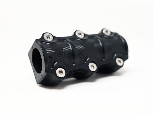 1.5in. Straight One Piece Big Block Riser Kit - Black. Fits 1.25in. Handlebar.