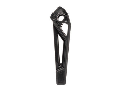 10in. Straight Fastback Risers - Black. Fits Softail Street Bob, Low Rider ST, Standard & Breakout 2018-2024
