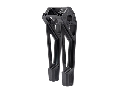 10in. Straight Fastback Risers - Black. Fits Softail Street Bob, Low Rider ST, Standard & Breakout 2018-2024