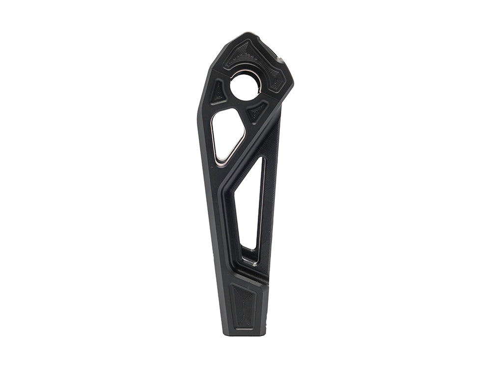 8in. Straight Fastback Risers - Black. Fits Softail Street Bob, Low Rider ST, Standard & Breakout 2018-2024