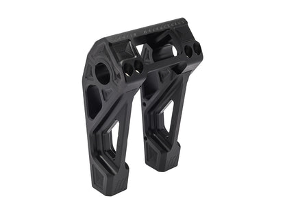 6in. Straight Fastback Risers - Black. Fits Softail Street Bob, Low Rider ST, Standard & Breakout 2018-2024