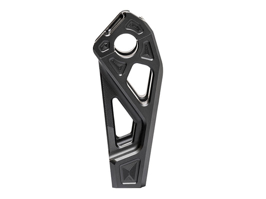 6in. Straight Fastback Risers - Black. Fits 1in. Handlebar