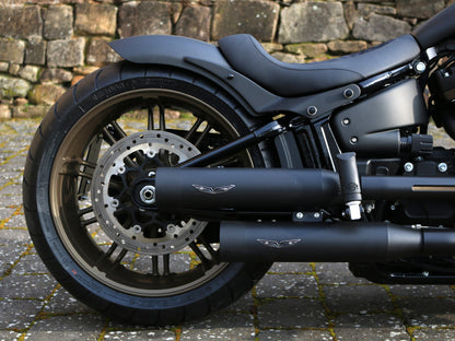 Rear Shorty Pro-Street Fender & Strut Kit - Raw. Fits Fat Boy & Breakout 2018up