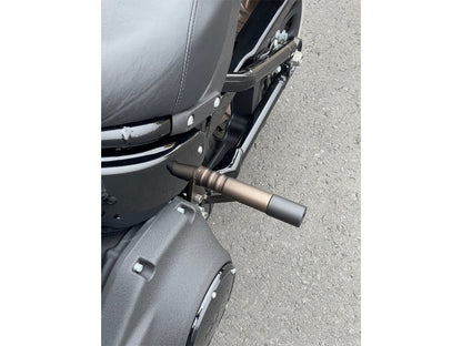 Rear Engine Guard Crash Bar - Bronze. Fits Softail 2018up.