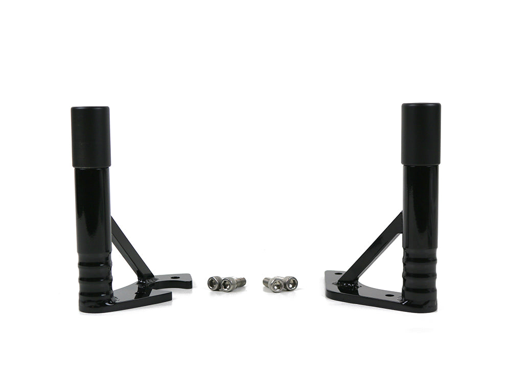 Rear Engine Guard Crash Bar - Black. Fits Softail 2018up.