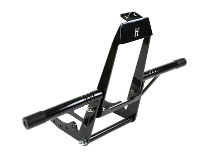 Front Engine Guard Crash Bar - Black. Fits Softail 2018-2024 With Mid Mounts