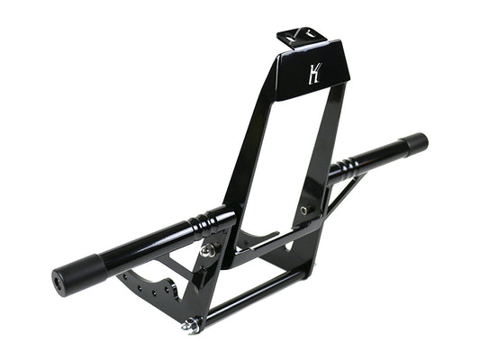 Front Engine Guard Crash Bar - Black. Fits Softail 2018-2024 With Mid Mounts