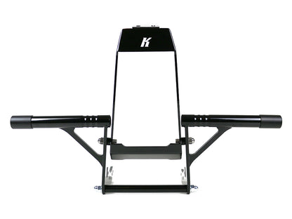 Front Engine Guard Crash Bar - Black. Fits Softail 2018-2024 With Mid Mounts