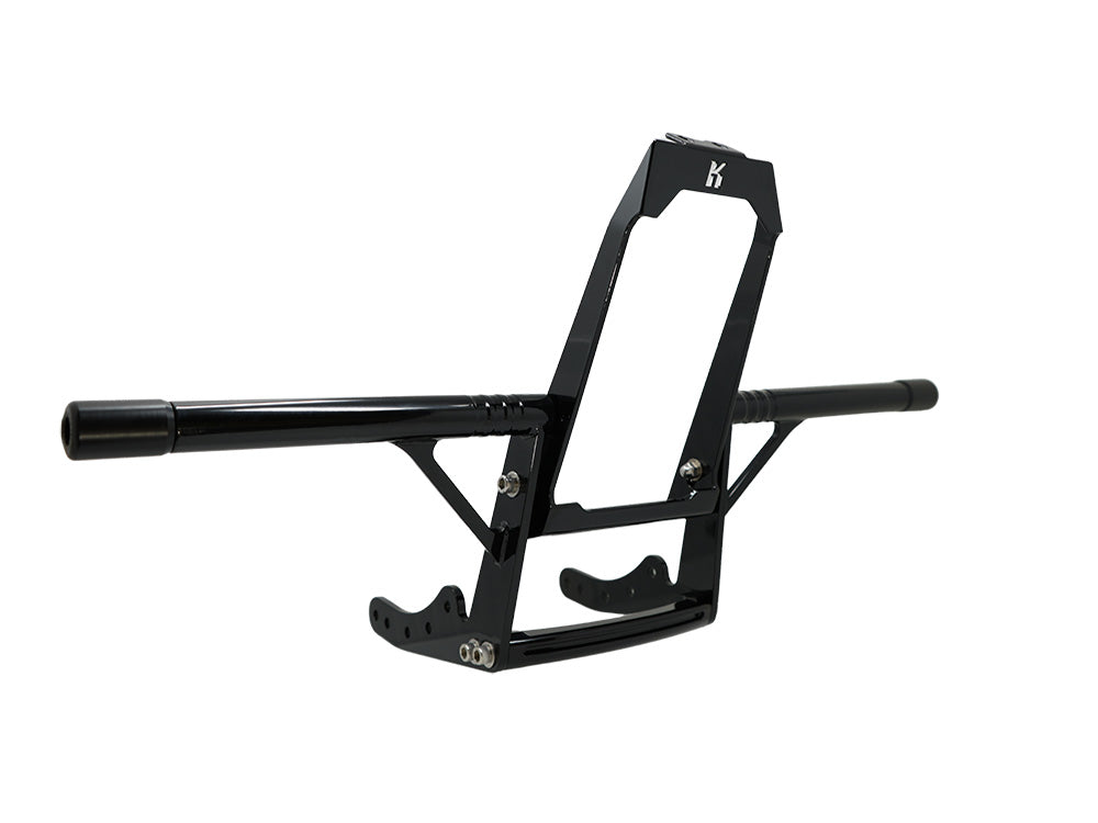 Front Engine Guard Crash Bar - Black. Fits Softail 2025up With Mid Mounts