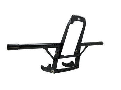 Front Engine Guard Crash Bar - Black. Fits Softail 2025up With Mid Mounts