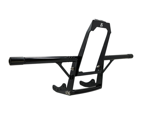 Front Engine Guard Crash Bar - Black. Fits Softail 2025up With Mid Mounts