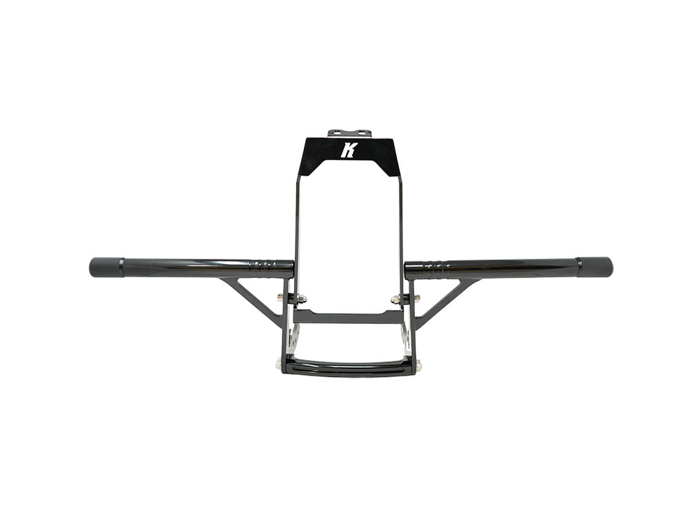 Front Engine Guard Crash Bar - Black. Fits Softail 2025up With Mid Mounts