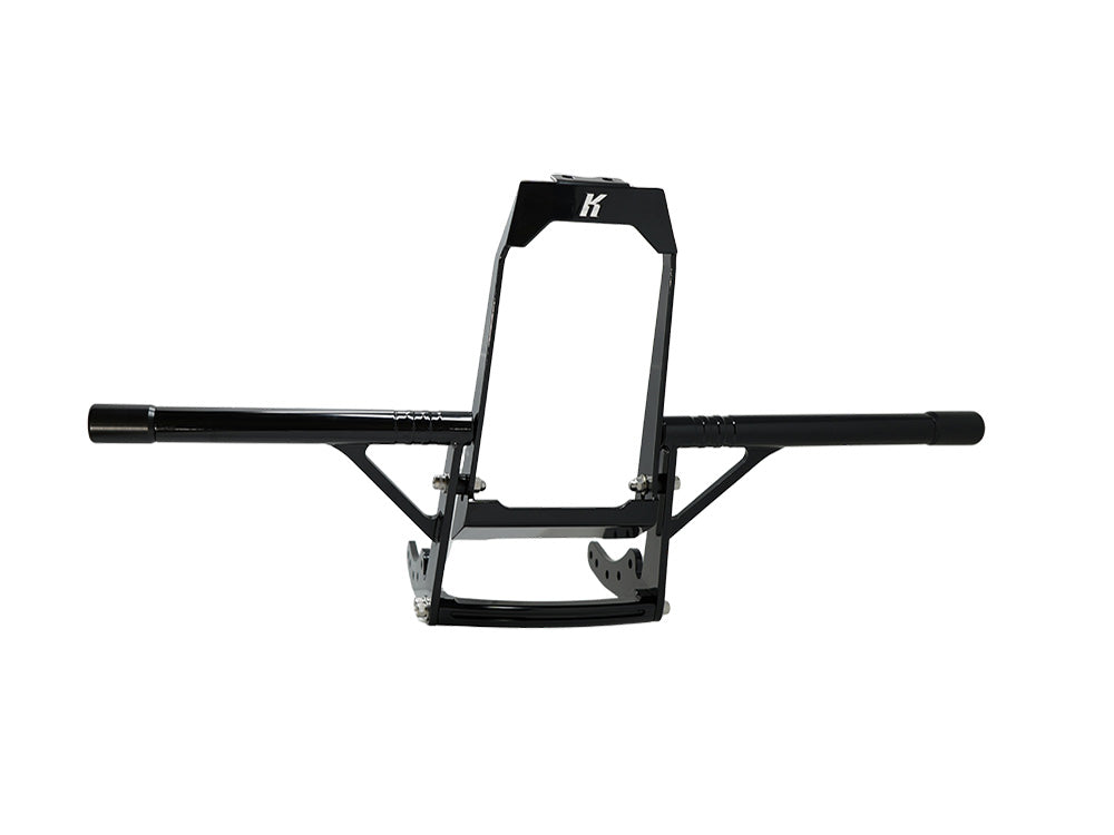 Front Engine Guard Crash Bar - Black. Fits Softail 2025up With Mid Mounts