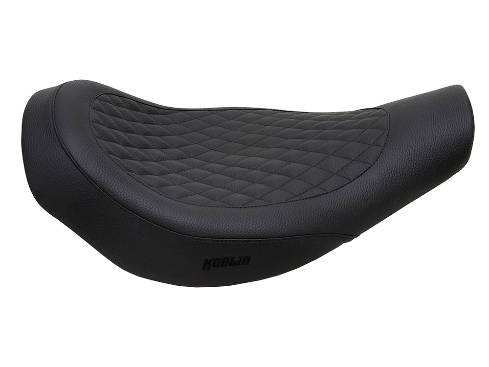 Fred Kodlin Diamond Stitch Solo Seat - Black. Fits Breakout 2018-2022 with OEM Fuel Tank & Kodlin Rear Fender.