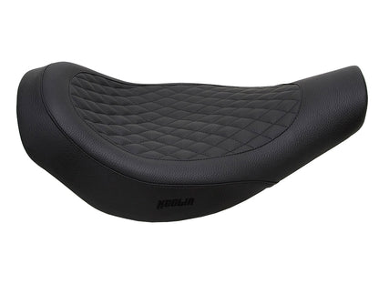 Fred Kodlin Diamond Stitch Solo Seat - Black. Fits Breakout 2018-2022 with OEM Fuel Tank & Kodlin Rear Fender.
