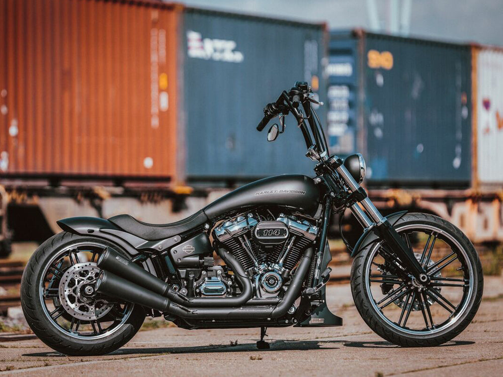 Stretched Fuel Tank. Suits M8 Softail 2018up. Raw.
