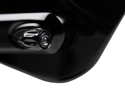 Rear Neowise Grooved Bullet Run/Brake/Turn Signals - Black