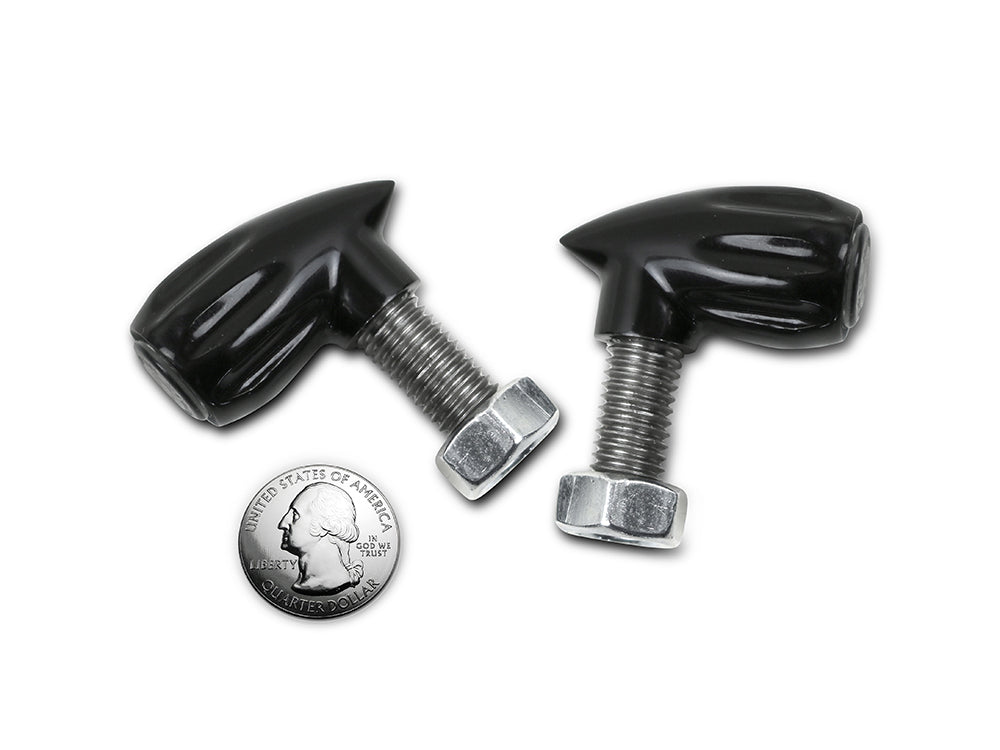 Rear Neowise Grooved Bullet Run/Brake/Turn Signals - Black