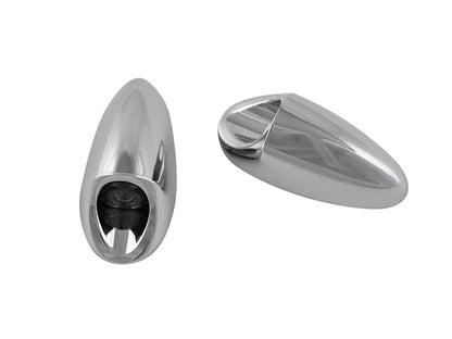 Neowise Mini Strut Light Turn Signals - Chrome. Fits Most HD 2002up