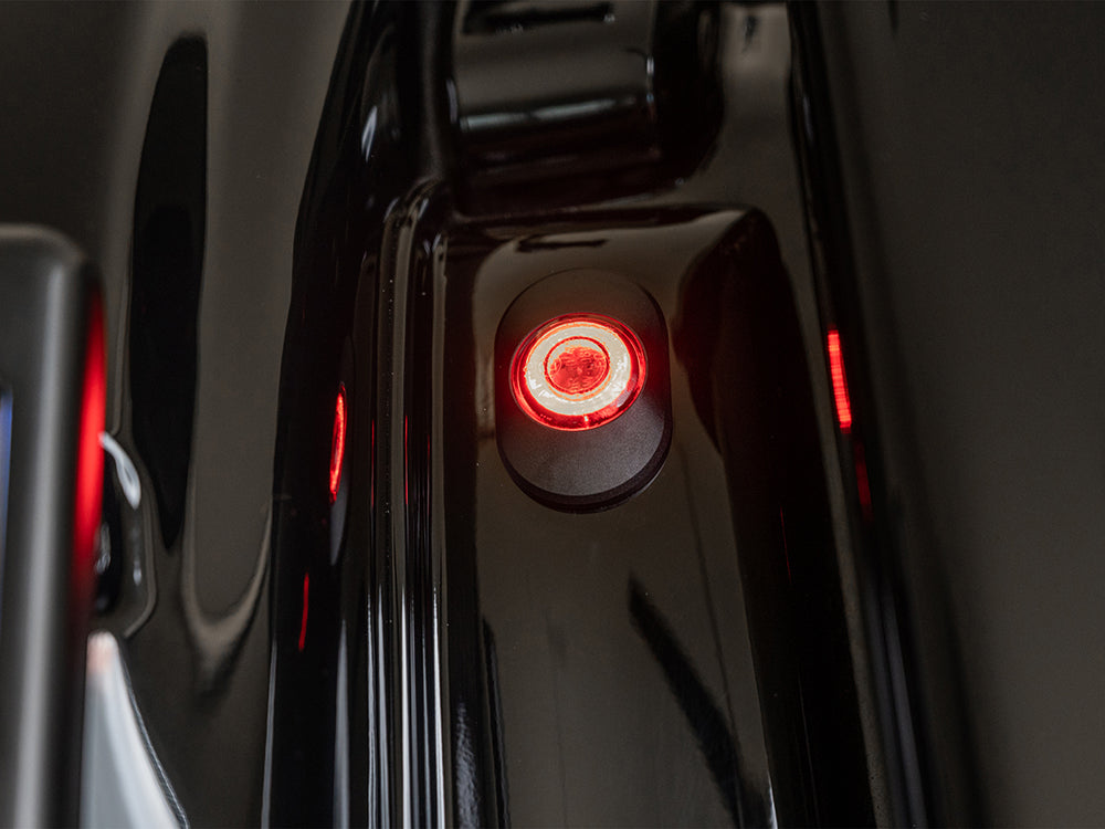 Sleek Run/Turn/Brake LED Lights. Smoked Lens & Black Housing. Fits Street Glide 2006-2023, Road Glide Special 2015-2023, Road King Special 2017up