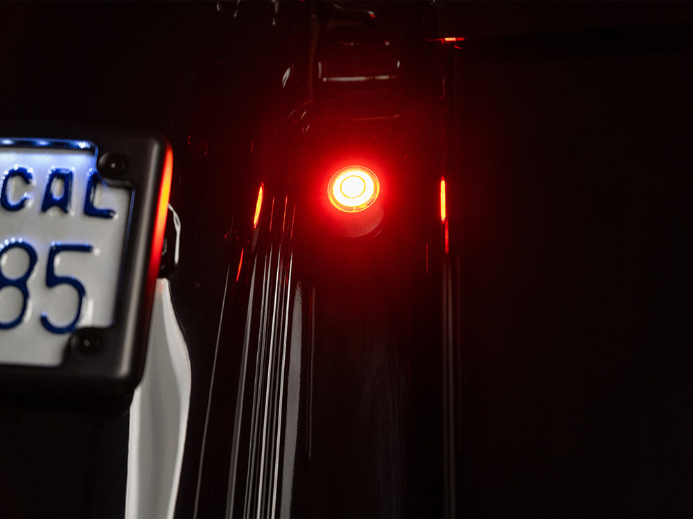 Sleek Run/Turn/Brake LED Lights. Smoked Lens & Black Housing. Fits Street Glide 2006-2023, Road Glide Special 2015-2023, Road King Special 2017up