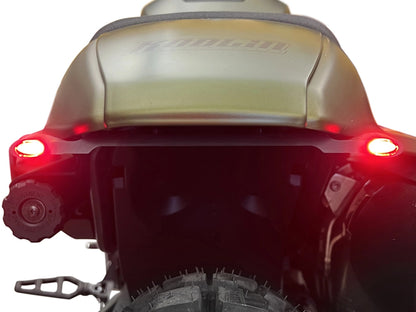 Rear Elypse Turn Signal Kit - Black. Fits Sportster S 2021up Models.