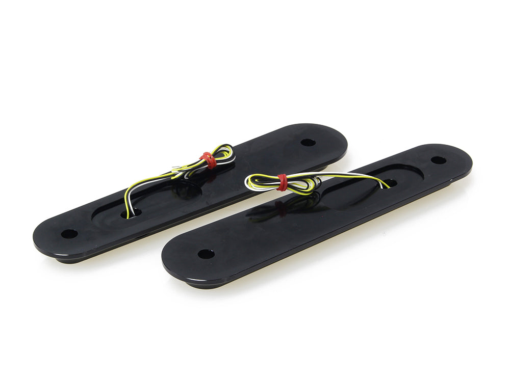Legit Elypse 2-1 Front Turn Signals with Running Lights - Black. Fits Touring 2006-2023