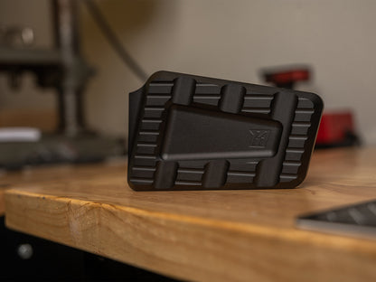 Trackboard Brake Pedal Pad - Black. Fits Touring 1980up, FL Softail 1986-2017 & Dyna Switchback 2012-2016.