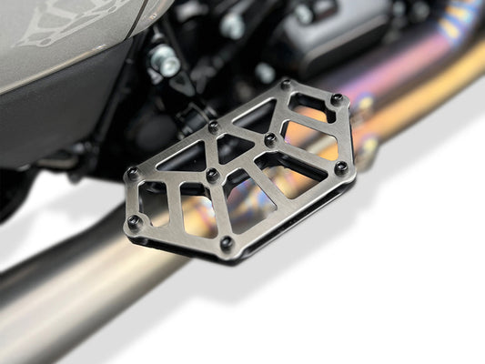 NXL Mini Floorboards without Adapters - Black & Stainless