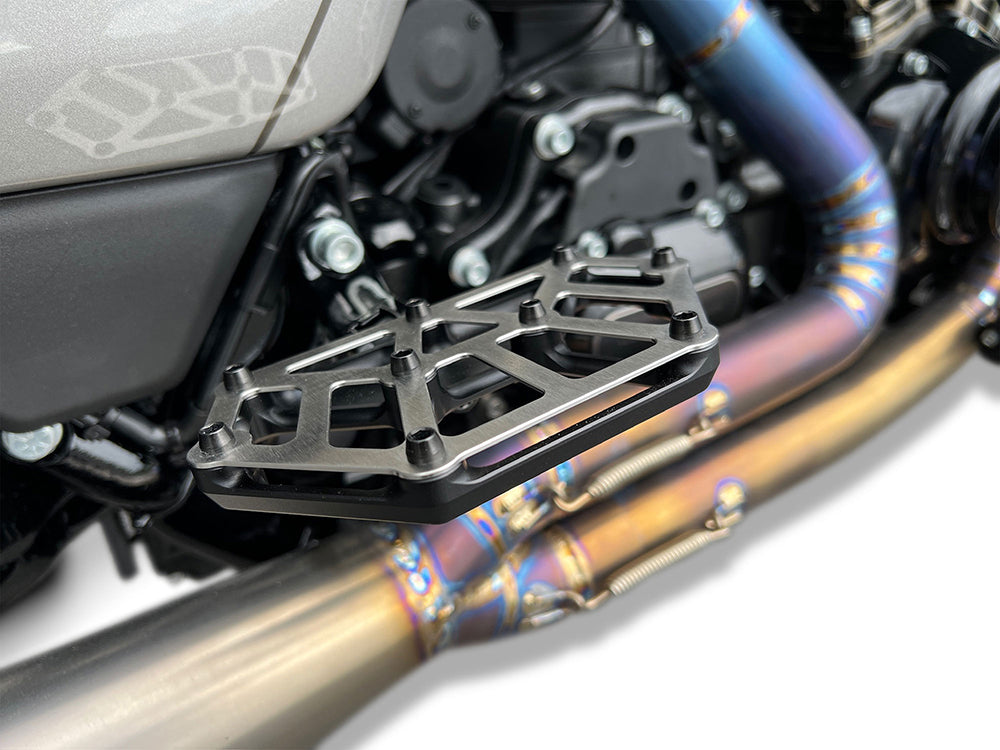 NXL Mini Floorboards without Adapters - Black & Stainless