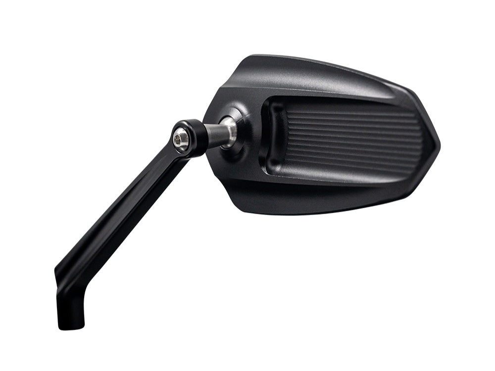 Ascent Pro Forged Mirror - Matte Black. Fits Left
