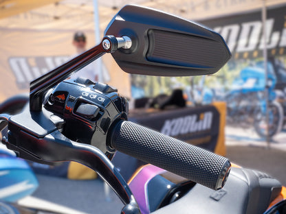Ascent Pro Forged Mirror - Matte Black. Fits Left